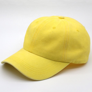 Casquette de baseball vintage en coton à 6 panneaux, couleur unie, de haute qualité, réglable, effet vieilli, style Dad Hat, avec logo brodé, délavée - Product Image 5