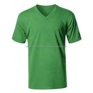 T-shirt ample pour homme en coton 100% sur mesure, t-shirt hip hop surdimensionné, t-shirt à col en V pour homme de haute qualité, faible MOQ - Product Image 4