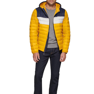 Men Puffer <b>Jacket</b> Winter Performance Outerwear Lightweight Warm Insulated Quilted Design Comfortable Breathable Coat For Hiking - Product Image 5