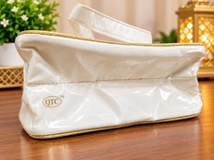 Sac à main QTC vintage brodé de fleurs, forme de docteur, avec doublure en satin et fermeture éclair - Product Image 4