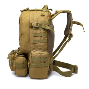 Hot Sale Multi-Function Tactical Hunting Backpack-Durable <b>Waterproof</b> Zipper Closure 77L+ Capacity Physiological Curve <b>Back</b> for - Product Image 5
