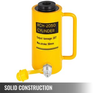 Cilindro Idraulico a Singolo Effetto da 20T, 2 Pollici, Cilindro Idraulico Cavo da 50mm per Sollevamento - Product Image 2