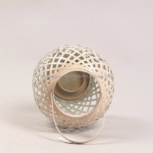 <b>Cheap</b> Wholesale Rustic Durable Bamboo <b>Candle</b> Holders High Quality Sustainable Lanterns for Home Decoration - Product Image 5