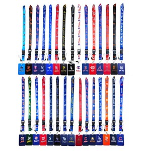Lanière de cou en polyester tissé personnalisée style MLB pour carte d'identité, porte-badge durable pour événements sportifs et promotions - Product Image 4