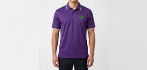 Custom Performance <b>Polo</b> Shirt <b>Orange</b> Red Short Sleeve Golf Tennis Casual Men Women Moisture Wicking Breathable Wholesale OEM - Product Image 3