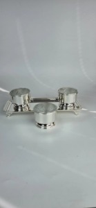 Ensemble élégant de 3 bols à chocolat, parfait pour la mise en place quotidienne de la table et pour le service des invités, provenant d'Inde. - Product Image 2