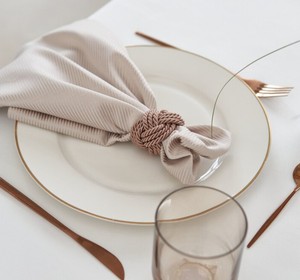 Anillos para Servilletas Minimalistas y Elegantes, Decoración Elegante para Bodas |   Decoración de Mesa Navideña - Product Image 2
