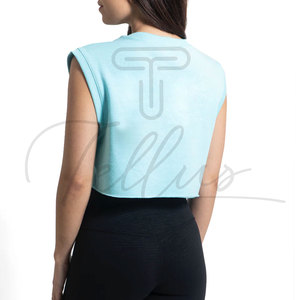 Novedades: Blusas Cortas de Mujer de Tallas Grandes, Transpirables, Informales, de Ganchillo, de Poliéster/Algodón, Manga Corta, Ajustadas, Primavera/Verano - Product Image 2