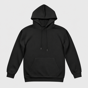 Sudadera con Capucha de Lona para Hombre, de Alta Calidad, para Invierno, Estilo Urbano, 100% Algodón, Tallas Grandes, Color Liso, Corte Regular, Impresión Personalizada 3D, de Secado Rápido - Product Image 1