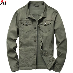 High quality fashion casual <b>black</b> wash <b>jeans</b> <b>jacket</b> men denim clothing plain dyed <b>jacket</b> for men made in pakistan - Product Image 2