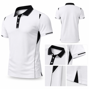Camiseta Polo de Marca Privada al por Mayor, Personalizable con Logotipo, Diseño con Botones, Tejido de Punto Jersey para Ropa Deportiva, Nueva - Product Image 2