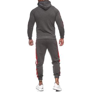 Hombres gimnasio rayas bordadas chándales para diseño personalizado 2025 Jogging trajes al por mayor chándal - Product Image 3