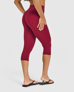 Leggings Personalizados con Espalda en V, Cintura Alta, para Gimnasio, Yoga, con Cierre Elástico, Material de Spandex/Nylon Sólido - Product Image 2