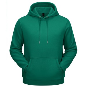 Men's <b>Navy</b> Blue Hooded Sweatshirt Regular Fit Casual Solid Color Cotton Fleece Pocket Hoodie Autumn Wear Knitted Style 2027 - Product Image 4