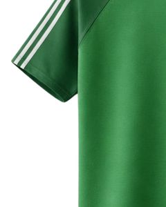Green <b>White</b> Raglan Sleeve T <b>Shirt</b> Men Casual Summer Crew Neck Striped Shoulder Breathable Cotton Blend Soft Comfortable Wear - Product Image 6