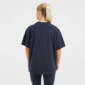 Camisetas de Verano de Manga Corta para Mujer, Cuello Redondo, Tejidas, Casuales, de Secado Rápido, Transpirables, para Fitness, Moda, Venta al Por Mayor, Alta Calidad - Product Image 1