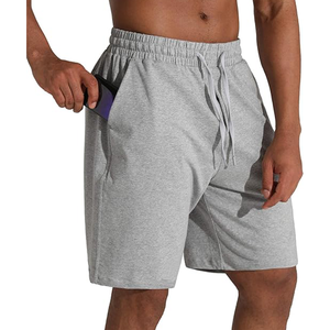 Pantalons décontractés pour hommes shorts de gym avec entrejambe de 5 pouces 100% polyester et 100% coton - Product Image 5