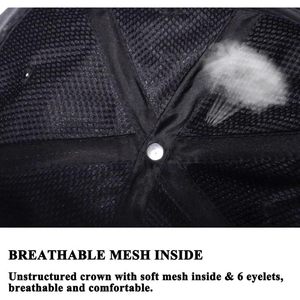 2025 Custom Embroidery Sports <b>Hat</b> Breathable Quick Dry Baseball Cap - Product Image 4