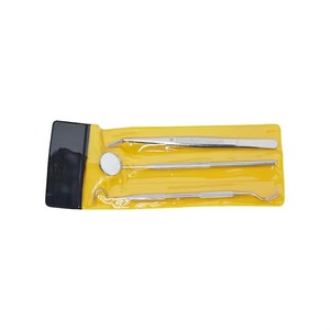Stainless Steel Manual Dental Instrument Set with Ergonomic Grip Reusable Dental Mirror & <b>Tools</b> - Product Image 4