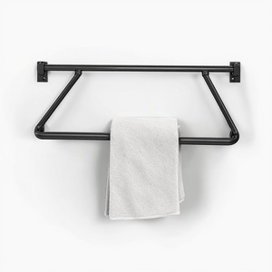 Premium Designer Wall Mounted Towel Holder Crafted For Stylish <b>Bathroom</b> <b>Accessories</b> With Long Lasting Durability And Elegant - Product Image 1