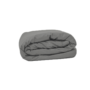 Housse de couette 100% bambou gris foncé biologique 300TC 60S en fibre naturelle douce, rafraîchissante, écologique, taille et couleur personnalisables pour hôtel - Product Image 1