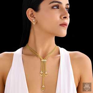 PRAO Ensemble collier et boucles d'oreilles anti-ternissement somptueux Collection de bijoux en cristal - Product Image 4