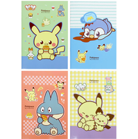 Cuaderno Cosido a Mano, 20 Unidades, Papelería Coreana para Niños, Personaje Adorable de Pikachu, Regalo, Distribuidor al por Mayor, Modelo AB0186