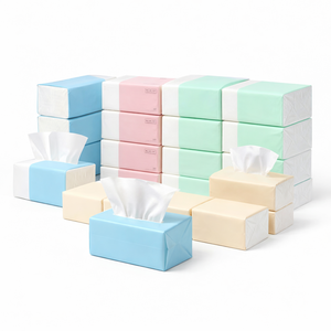 Ultra Soft Pocket & Box Facial <b>Tissues</b>, Dust-Free, High Volume Wholesale Supply - Product Image 1