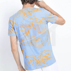 Camisetas de hombre de alta calidad 100% algodón, gruesas, extragrandes, con diseño cuadrado y logotipos personalizados. - Product Image 4