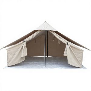 Carpa de Emergencia de Lona Plegable de Una Sola Capa, Resistente al Viento, 4x4m, para Uso en Emergencias y Vivienda Temporal - Product Image 4