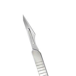 Ensemble d'instruments à manche de scalpel chirurgical en acier inoxydable de qualité supérieure, alimentation manuelle, certifié CE, garantie 5 ans - Product Image 2