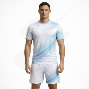 Uniforme de Fútbol al por Mayor de Fábrica, Camiseta de Fútbol de Secado Rápido, Transpirable, de Malla, Ropa Deportiva Personalizada para Equipos - Product Image 6