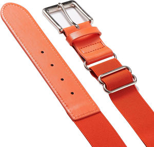 Adjustable <b>Elastic</b> Baseball & Softball Training <b>Belt</b> with Sturdy Alloy Buckle and Leather Accents for Team Athletics - Product Image 3