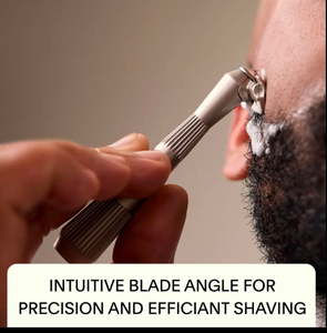 Reusable Double Edge Safety <b>Razor</b> with Twin Blade and Durable Stainless Steel Construction Plastic Handle for <b>Men</b> - Product Image 4