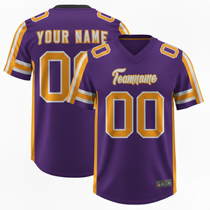 Venta al por Mayor de Camisetas de Fútbol Americano Personalizadas con Nombre y Número del Equipo, de Alta Calidad, Tallas Grandes, 100% Poliéster, a Bajo Precio, OEM - Product Image 1