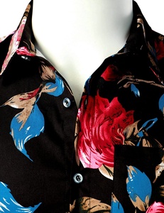 กางเกงขาสั้นผ้าคอตตอนของผู้ชาย,เสื้อแขนสั้นมีกระดุมครึ่งแขนสำหรับฤดูร้อนพิมพ์ลายฮาวายใหม่ปี2022 - Product Image 6