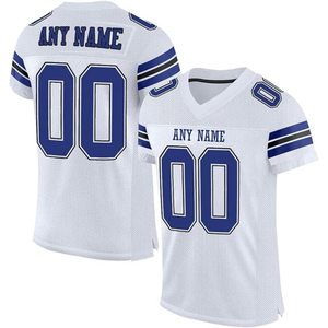 Camiseta de Fútbol Americano Negra Personalizada para Hombre, Cuello en V, Manga Corta, Malla Sublimada Transpirable, Cualquier Nombre y Número - Product Image 6