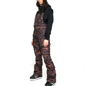 High Performance <b>Waterproof</b> Camouflage Ski Bib Pants Windproof Insulated Snowboard <b>Overalls</b> for Men and Women Outdoor Winter - Product Image 1