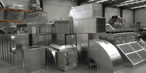 Conducto de Aire HVAC Prefabricado de Acero Galvanizado, Conducto de Ventilación de Diseño Personalizado, Anticorrosión, Fácil Instalación, Rectangular - Product Image 5
