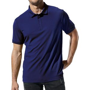 Durable mens garment Poly Cotton Polo T Shirt Eco Friendly Material Sweat Absorbent <b>Athletic</b> Golf Tee Shirt Customized Branding - Product Image 1
