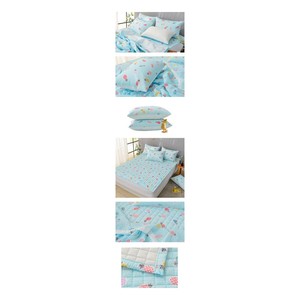Set di Biancheria da Letto Estiva Coreana in Seersucker con Stampa Frutta, Copripiumino Reversibile, Federe, Tappetino e Tappeto da Pavimento - Product Image 4