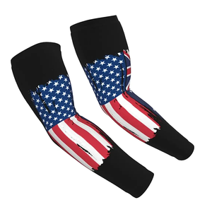 Red Camo <b>Arm</b> <b>Sleeves</b> <b>Compression</b> <b>Sleeves</b> for Baseball Football Shooter <b>Sleeve</b> UV Protection Sun <b>Sleeves</b> - Product Image 6