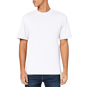 T-shirts décontractés pour hommes de haute qualité, 100% coton, imprimés sur mesure, col rond, manches courtes, séchage rapide et respirants, tailles plus grandes, vente en gros - Product Image 2