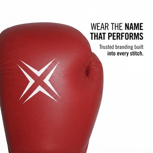 Gants de boxe en cuir en gros, gants de combat sportifs avec fermeture auto-agrippante au poignet, équipement de boxe, logo personnalisé - Product Image 4