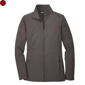 Women Softshell <b>Jacket</b> Full Zip Windproof Lightweight Outdoor Running Golf <b>Jacket</b> Plaid Pattern with Zipper Closure - Product Image 4