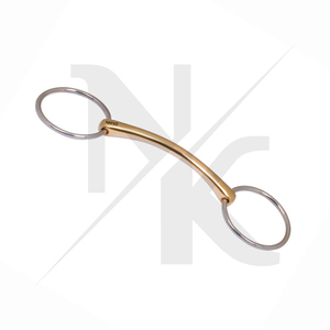 Bocado de Cobre Profesional con Anillo Suelto y Rodillo para Entrenamiento de Caballos, Equipo de Montar, Fabricante OEM, Venta al por Mayor de Bridas - Product Image 6