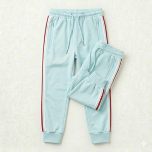 กางเกงวอร์มฟุตบอลเด็ก MOQ ต่ำ แห้งเร็ว ผลิตจากผ้าโพลีเอสเตอร์และผ้าฝ้ายผสม ระบายอากาศได้ดี - Product Image 4