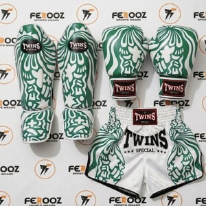 Guantes, Espinilleras y Pantalones Cortos Deportivos para Clases de Boxeo, Entrenamientos de Kickboxing y Ejercicios de Fitness - Product Image 2