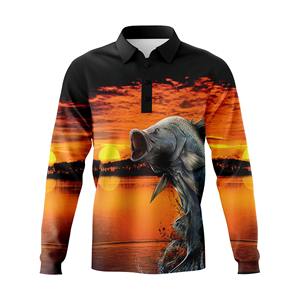 Camiseta de Pesca Transpirable de Secado Rápido con Diseño Personalizado, Sudadera con Capucha para Pesca, Protección UPF UV 50+, Ligera, para Hombre y Mujer - Product Image 5