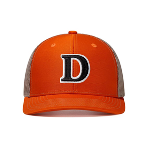 Gorra Trucker de Malla Marrón de 6 Paneles, Ajustable, con Logotipo D Bordado, Casual, Unisex, para Adultos - Product Image 4